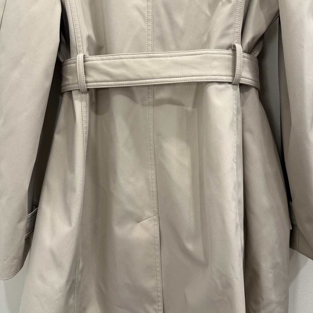 Tommy Hilfiger Heritage Single Breasted Belted Trench Coat Beige XL Preppy - Picture 13 of 16